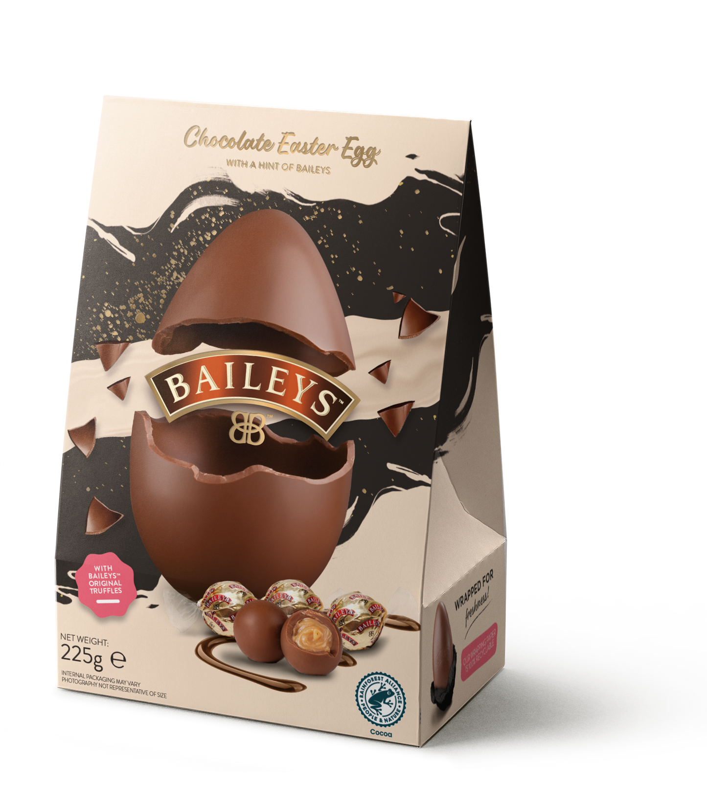 Baileys Easter Egg with Truffles 225g